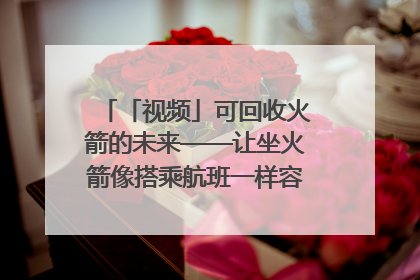 「视频」可回收火箭的未来——让坐火箭像搭乘航班一样容易｜路演记