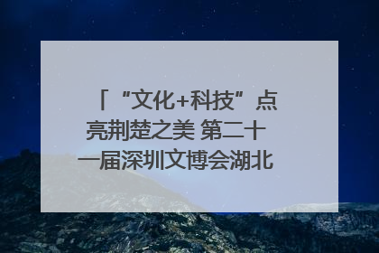 “文化+科技”点亮荆楚之美 第二十一届深圳文博会湖北馆抢“鲜”看