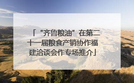 “齐鲁粮油”在第二十一届粮食产销协作福建洽谈会作专场推介