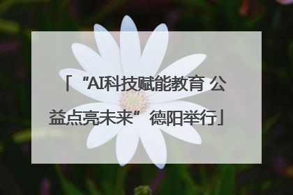 “AI科技赋能教育 公益点亮未来”德阳举行