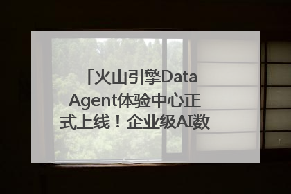 火山引擎Data Agent体验中心正式上线！企业级AI数据专家触手可及