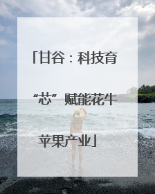 甘谷：科技育“芯”赋能花牛苹果产业