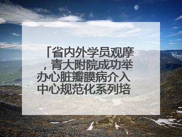 省内外学员观摩，青大附院成功举办心脏瓣膜病介入中心规范化系列培训活动