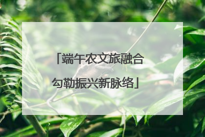 端午农文旅融合 勾勒振兴新脉络