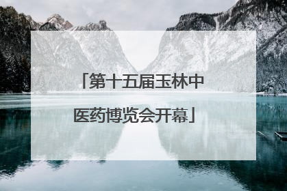 第十五届玉林中医药博览会开幕