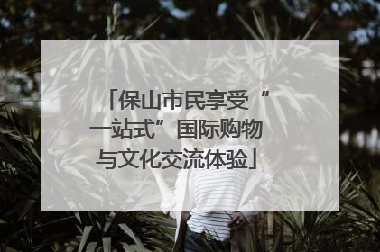 保山市民享受“一站式”国际购物与文化交流体验