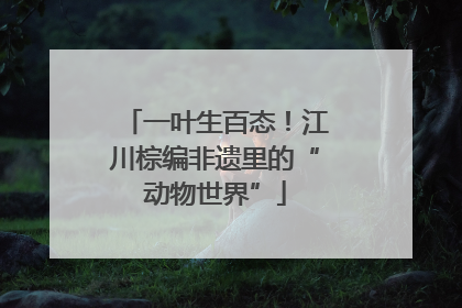 一叶生百态！江川棕编非遗里的“动物世界”