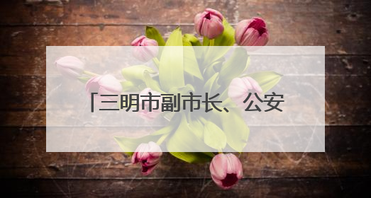 三明市副市长、公安局局长柳建忠，赴泉州履新（附简历）