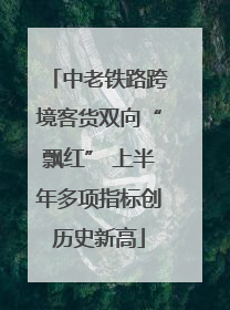 中老铁路跨境客货双向“飘红” 上半年多项指标创历史新高