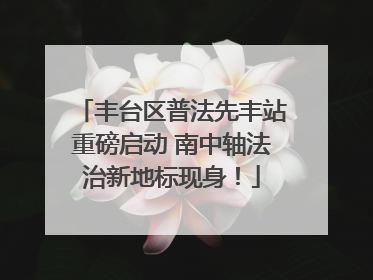 丰台区普法先丰站重磅启动 南中轴法治新地标现身！