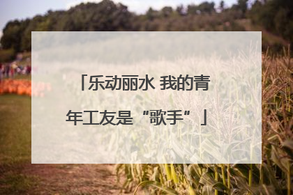 乐动丽水 我的青年工友是“歌手”