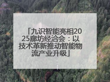 九识智能亮相2025廊坊经洽会：以技术革新推动智能物流产业升级