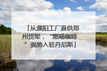 从濮阳工厂直供郑州货架，“燃喵咖啡”强势入驻丹尼斯