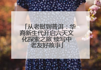 从老挝到普洱：华裔新生代开启六天文化探索之旅 续写中老友好故事