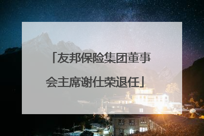 友邦保险集团董事会主席谢仕荣退任