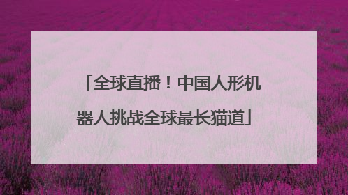 全球直播！中国人形机器人挑战全球最长猫道