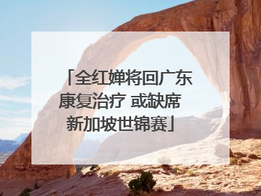 全红婵将回广东康复治疗 或缺席新加坡世锦赛