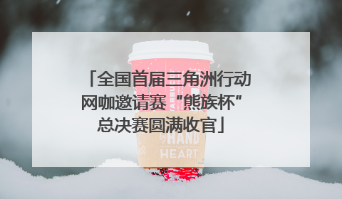 全国首届三角洲行动网咖邀请赛“熊族杯”总决赛圆满收官