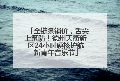 全链条锁价，舌尖上筑防！德州天衢新区24小时硬核护航新青年音乐节
