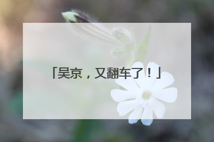 吴京，又翻车了！