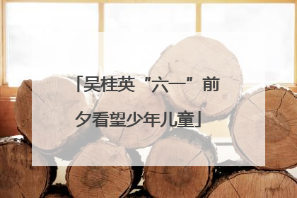 吴桂英“六一”前夕看望少年儿童