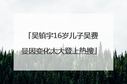 吴镇宇16岁儿子吴费曼因变化太大登上热搜
