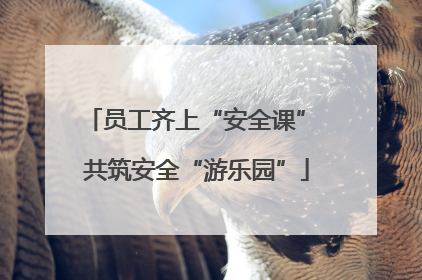 员工齐上“安全课” 共筑安全“游乐园”