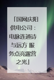 国网庆阳供电公司：电脉连通诗与远方 服务点亮露营之光