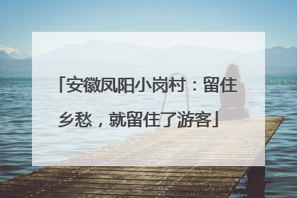 安徽凤阳小岗村：留住乡愁，就留住了游客