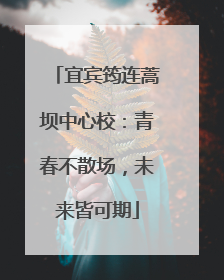 宜宾筠连蒿坝中心校：青春不散场，未来皆可期
