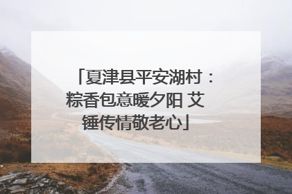 夏津县平安湖村：粽香包意暖夕阳 艾锤传情敬老心