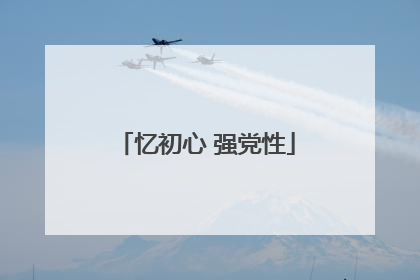 忆初心 强党性