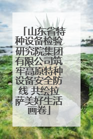 山东省特种设备检验研究院集团有限公司筑牢高原特种设备安全防线 共绘拉萨美好生活画卷