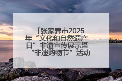 张家界市2025年“文化和自然遗产日”非遗宣传展示暨“非遗购物节”活动在慈利县盛大启幕