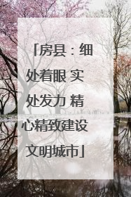 房县：细处着眼 实处发力 精心精致建设文明城市