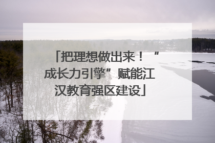 把理想做出来！“成长力引擎”赋能江汉教育强区建设
