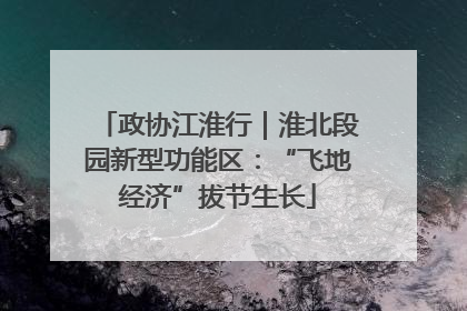 政协江淮行｜淮北段园新型功能区：“飞地经济”拔节生长
