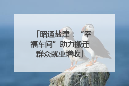 昭通盐津：“幸福车间”助力搬迁群众就业增收