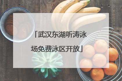 武汉东湖听涛泳场免费泳区开放