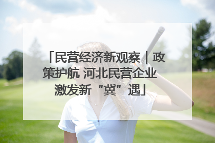 民营经济新观察｜政策护航 河北民营企业激发新“冀”遇