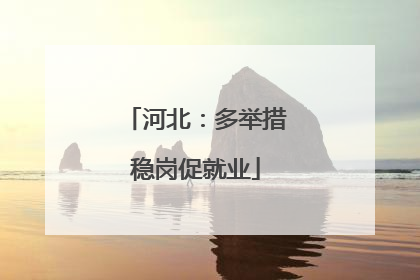 河北：多举措稳岗促就业