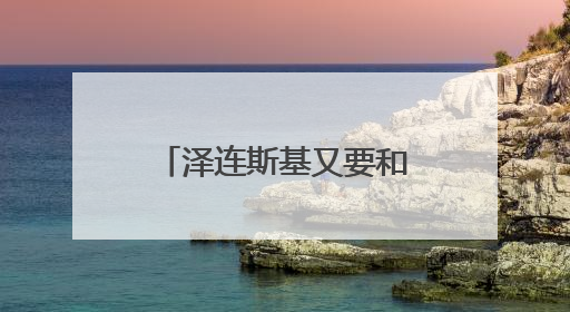 泽连斯基又要和特朗普见面了