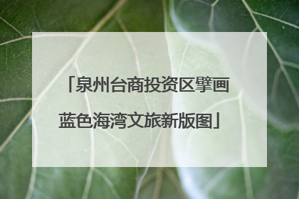 泉州台商投资区擘画蓝色海湾文旅新版图