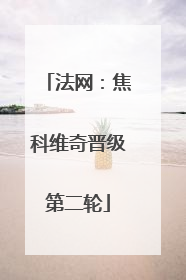法网：焦科维奇晋级第二轮