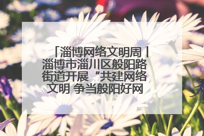 淄博网络文明周丨淄博市淄川区般阳路街道开展“共建网络文明 争当般阳好网民”主题宣讲活动