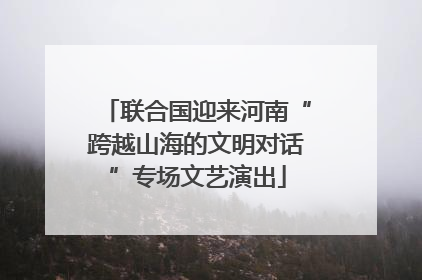 联合国迎来河南“跨越山海的文明对话”专场文艺演出