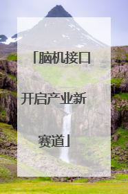 脑机接口开启产业新赛道