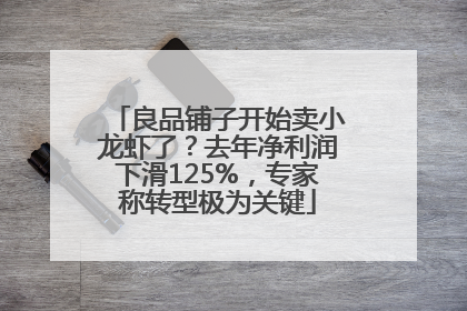 良品铺子开始卖小龙虾了？去年净利润下滑125%，专家称转型极为关键