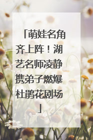 萌娃名角齐上阵！湖艺名师凌静携弟子燃爆杜鹃花剧场