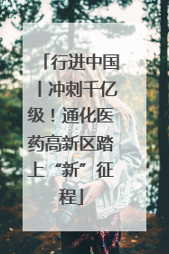 行进中国丨冲刺千亿级！通化医药高新区踏上“新”征程